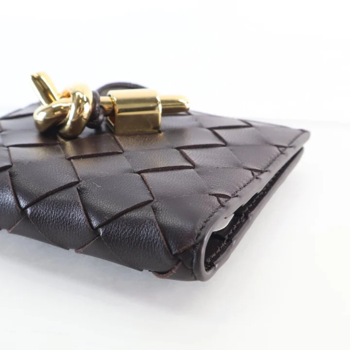 Bottega Veneta Calfskin Intrecciato Andiamo Flap Card Case - Image 8