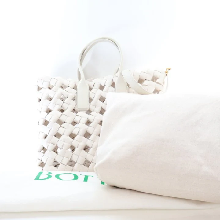 Bottega Veneta Canvas Woven Tote Bag - Image 17