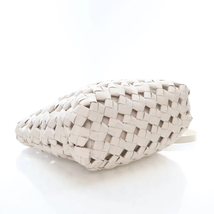 Bottega Veneta Canvas Woven Tote Bag - Image 6
