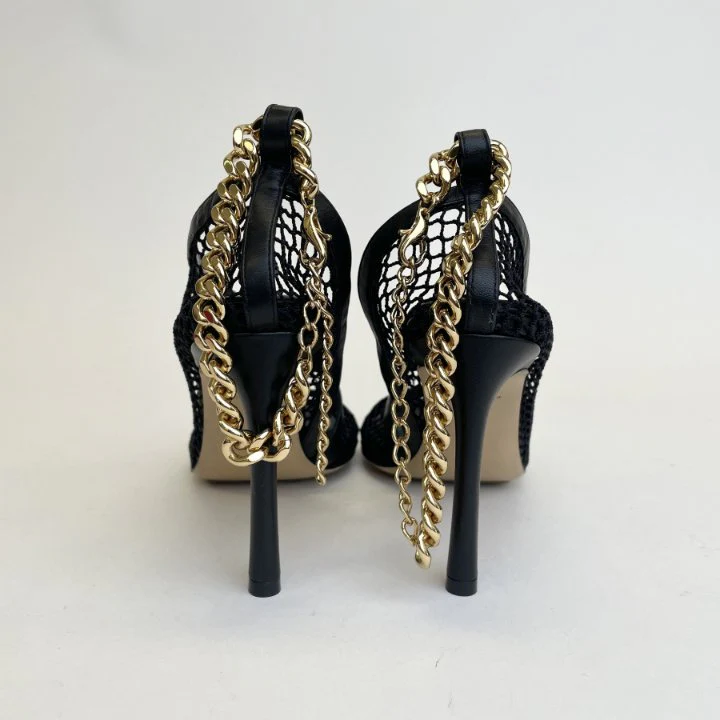 Bottega Veneta Mesh Pumps Sz 37.5 - Image 4