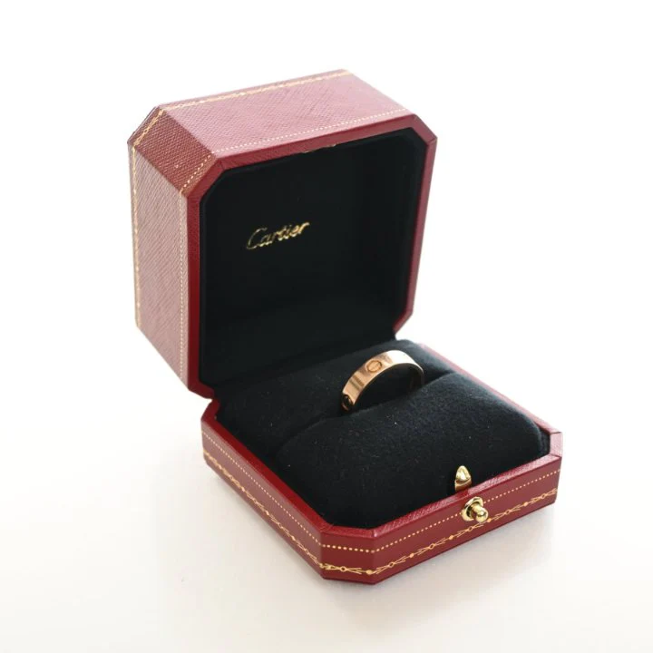 Cartier Classic Model Love Ring Sz 65 - Image 2