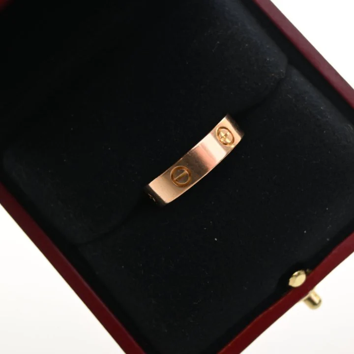 Cartier Classic Model Love Ring Sz 65 - Image 6