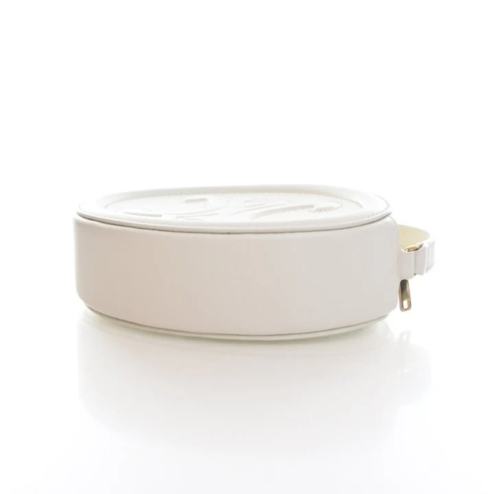 Celine Calfskin Triomphe Oval Cuir Bag - Image 6