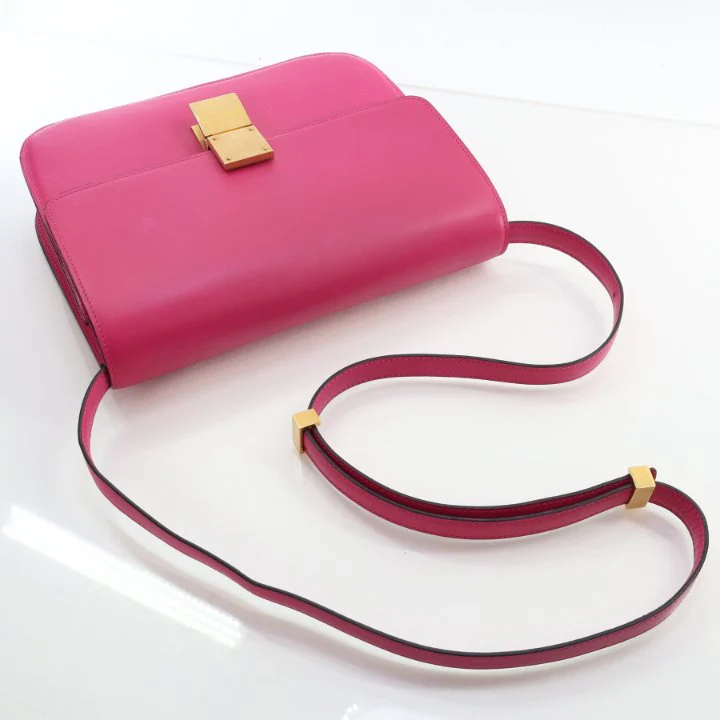 Celine Medium Smooth Calfskin Box Bag - Image 10