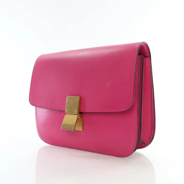 Celine Medium Smooth Calfskin Box Bag - Image 3