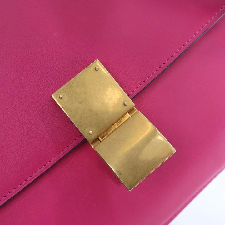 Celine Medium Smooth Calfskin Box Bag - Image 4
