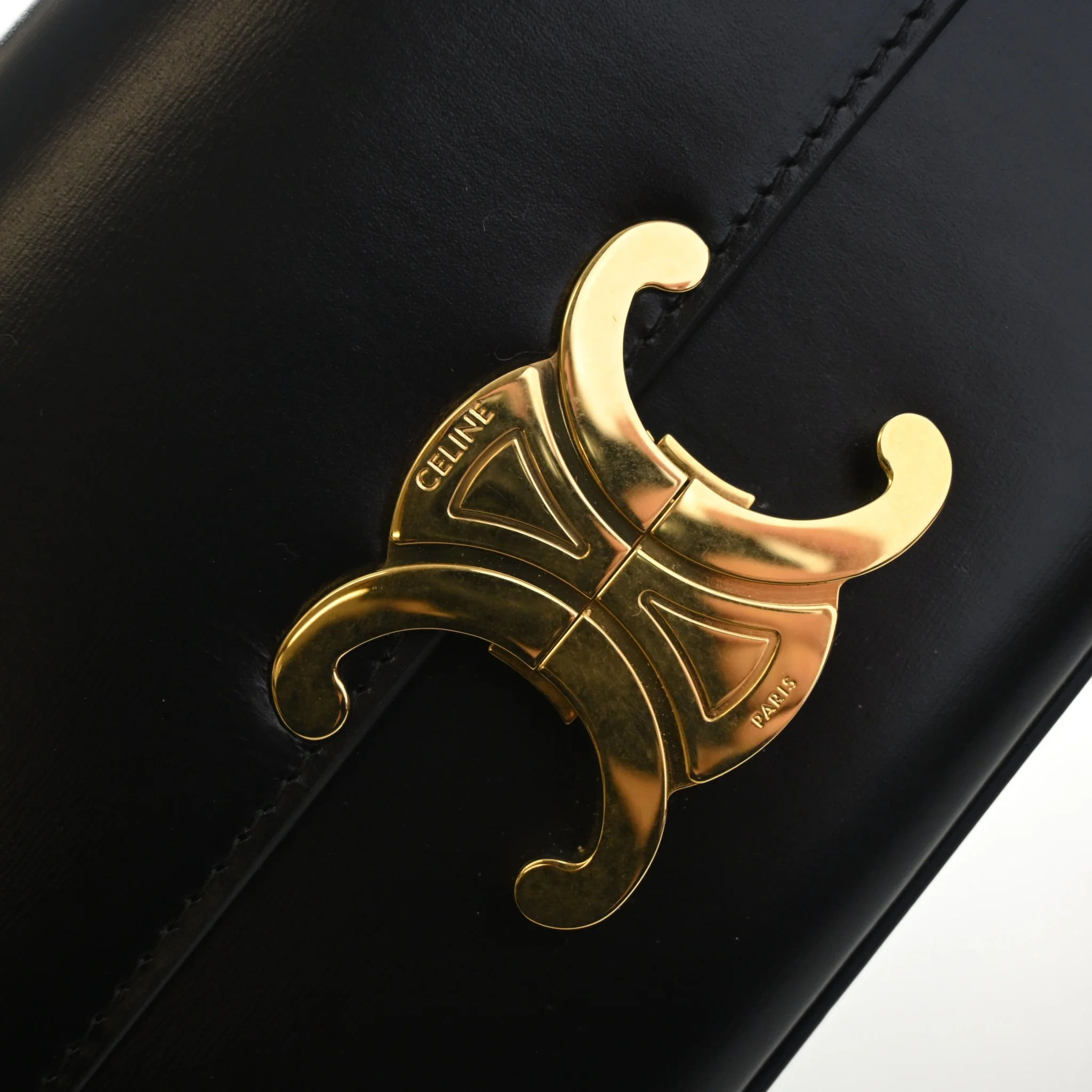 Celine Shiny Calfskin Claude Shoulder Bag - Image 4