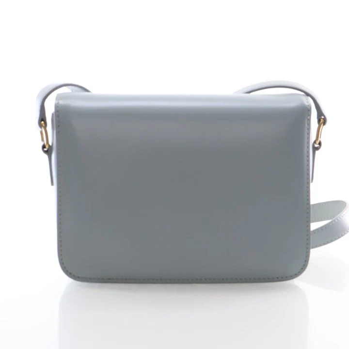 Celine Teen Calfskin Triomphe Flap Bag - Image 11