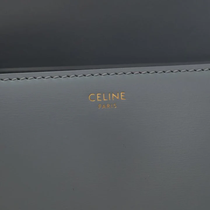 Celine Teen Calfskin Triomphe Flap Bag - Image 14