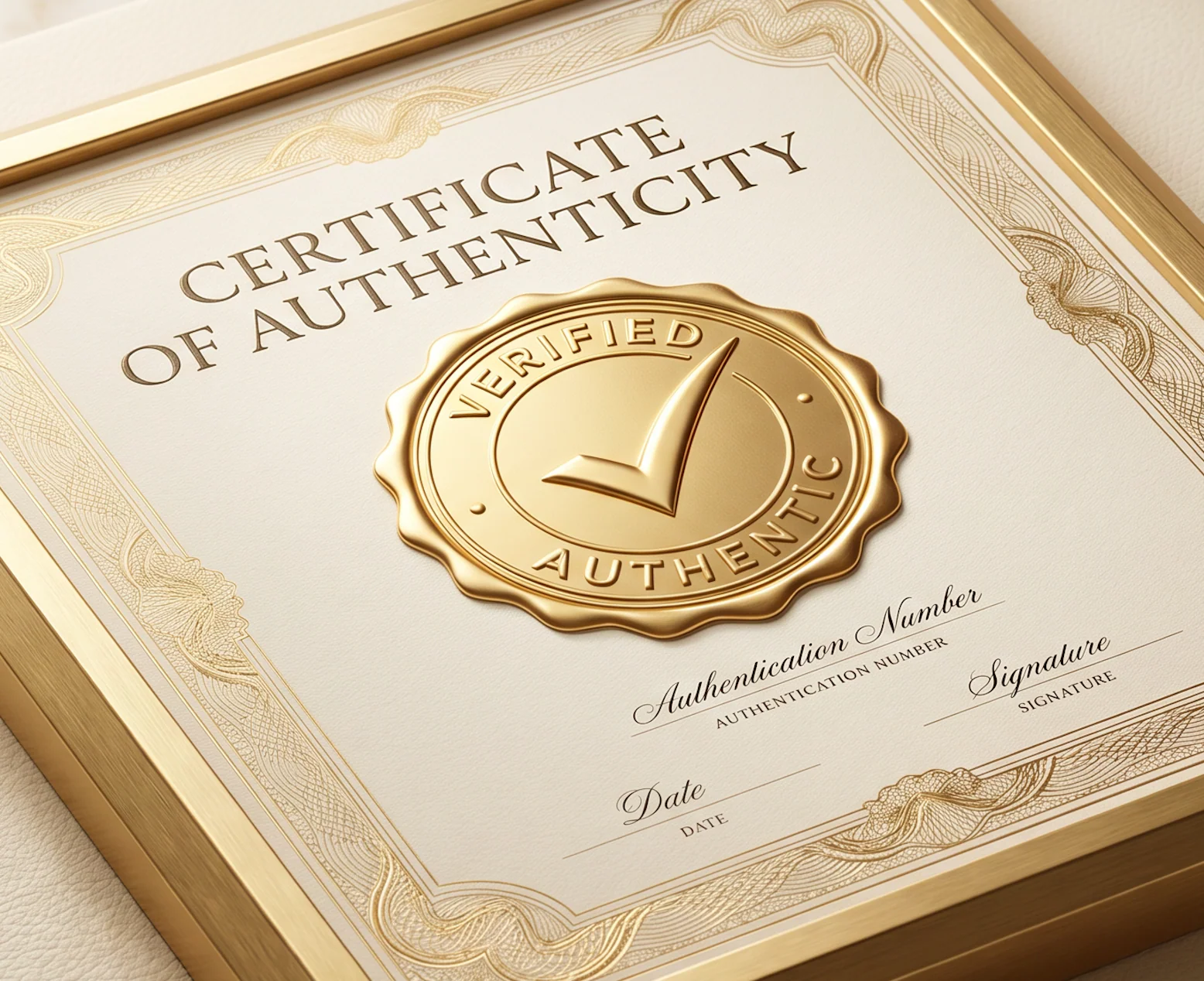 Certificate of Authenticity