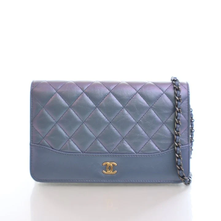 Chanel Calfskin Gabrielle Wallet On Chain (WOC)