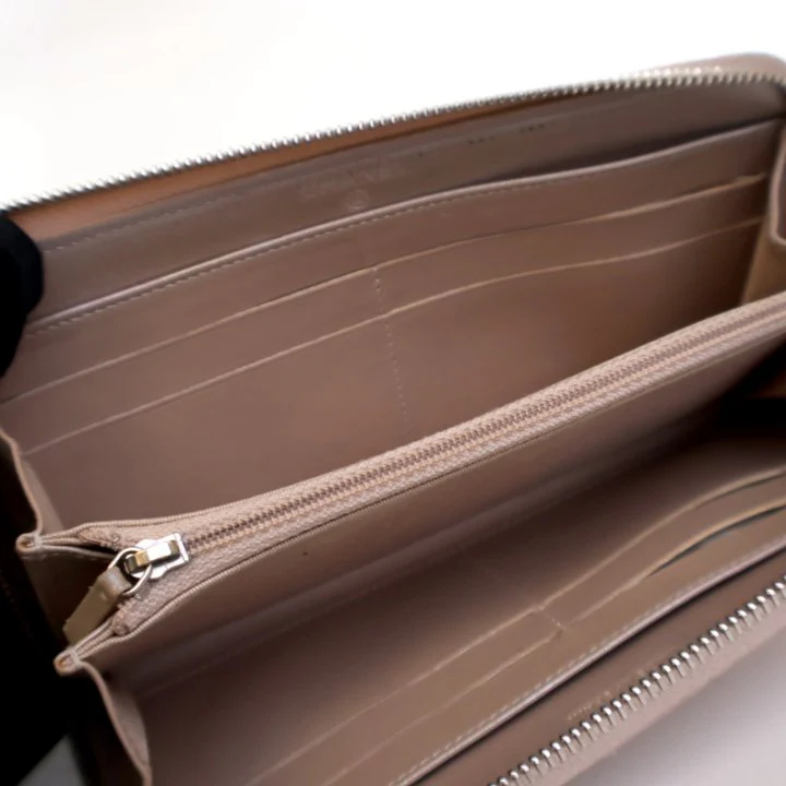 Chanel Caviar CC Long Zip Wallet - Image 16
