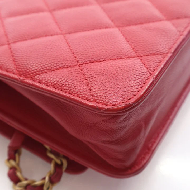 Chanel Caviar Filigree Wallet On Chain (WOC) - Image 12