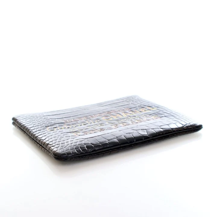 Chanel Crocodile Embossed Calfskin Gabrielle O-Case - Image 4