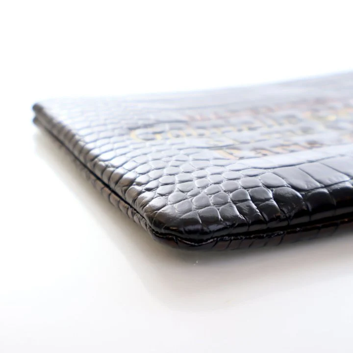 Chanel Crocodile Embossed Calfskin Gabrielle O-Case - Image 5