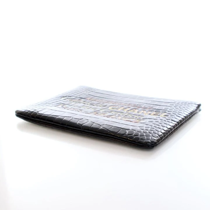 Chanel Crocodile Embossed Calfskin Gabrielle O-Case - Image 6