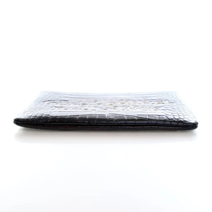 Chanel Crocodile Embossed Calfskin Gabrielle O-Case - Image 8