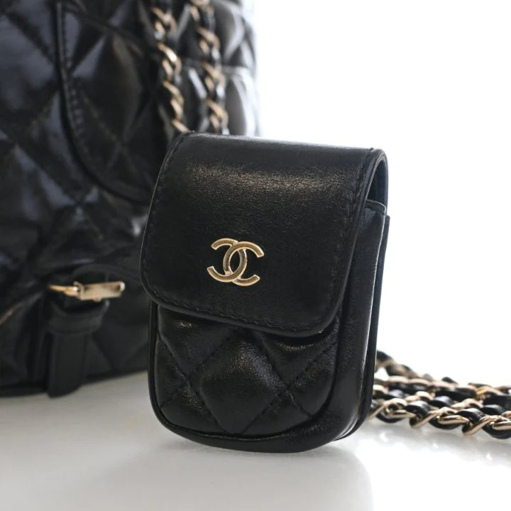 Chanel Crumpled Calfskin My Pocket Backpack - Image 16