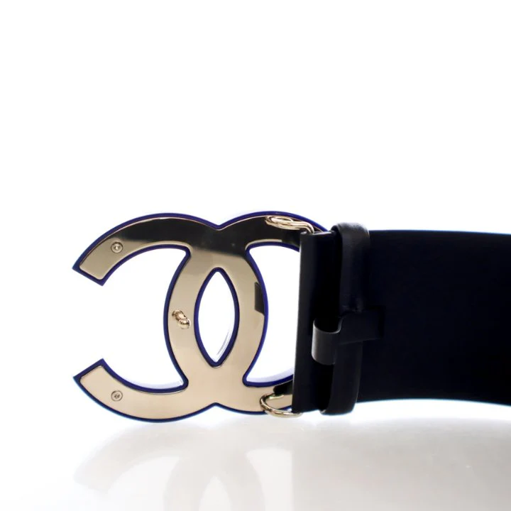 Chanel Crystal CC Waist Belt Sz 85/34 - Image 5