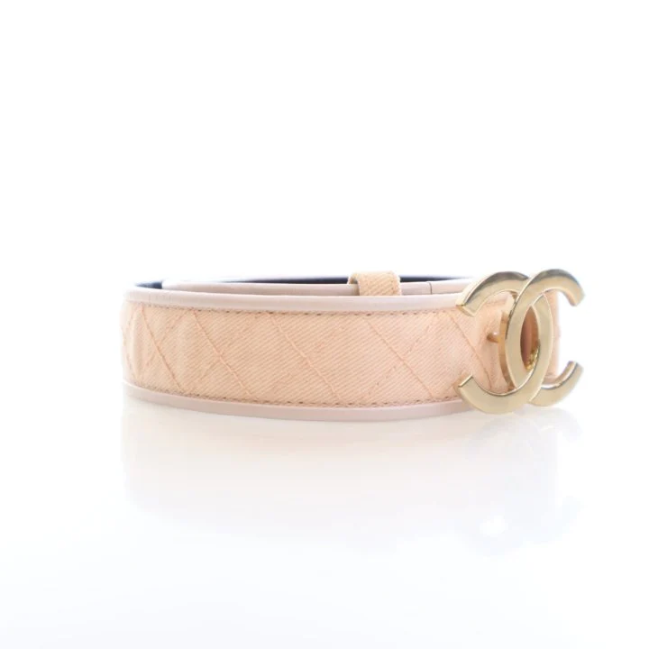 Chanel Denim CC Belt Sz 80/32 - Image 3