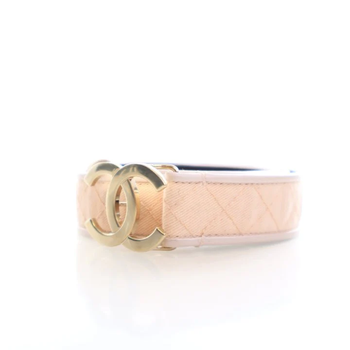 Chanel Denim CC Belt Sz 80/32 - Image 4