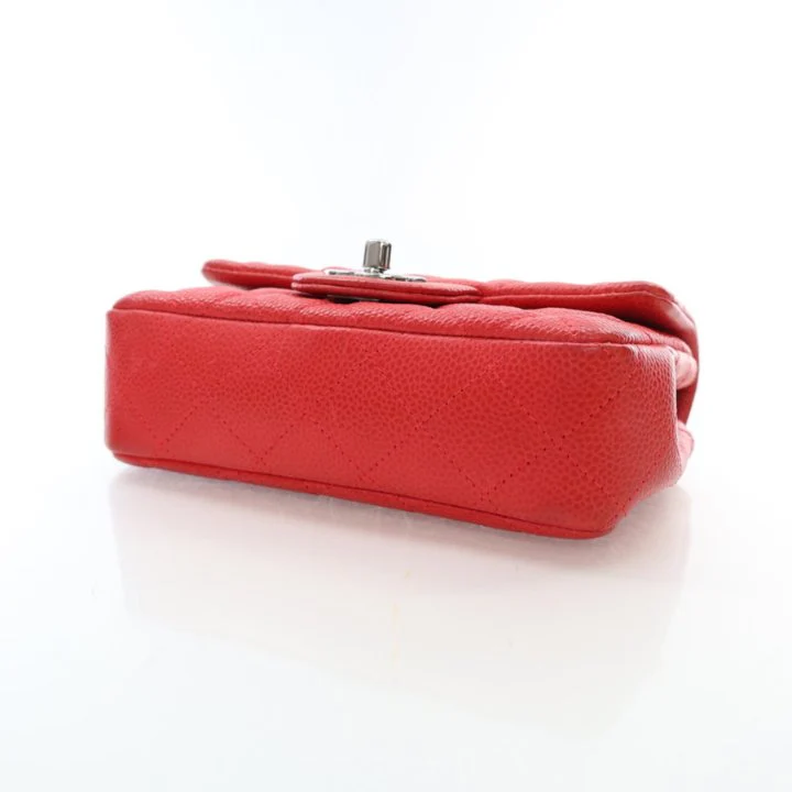 Chanel Extra Mini Caviar Rectangular Classic Single Flap Bag - Image 7