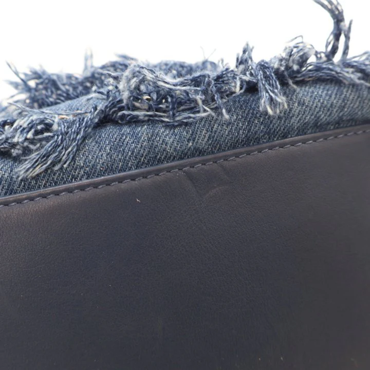 Chanel Fringe Denim Paris-Salzburg Edelweiss Bucket Bag - Image 16