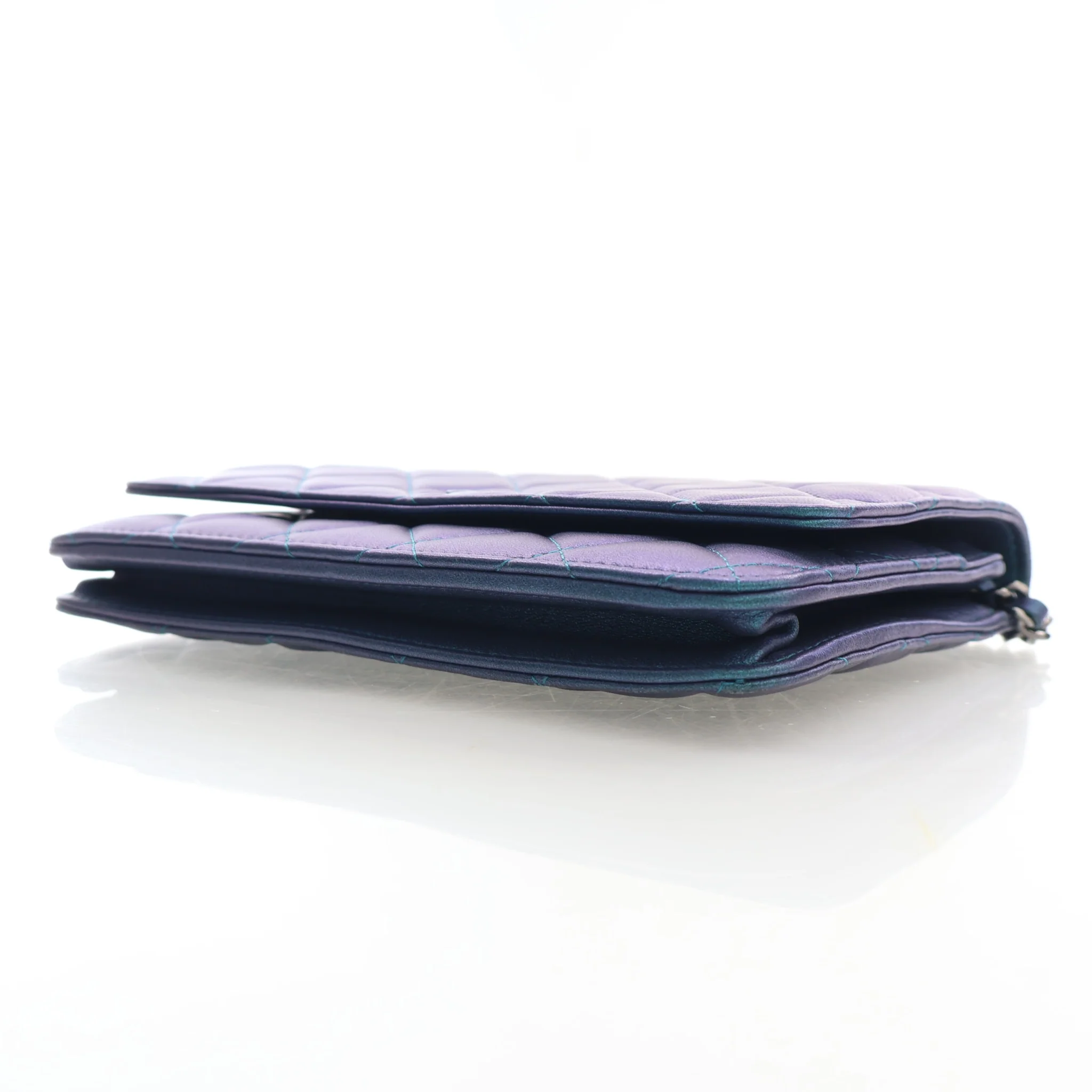 Chanel Iridescent Lambskin Wallet On Chain (WOC) - Image 7