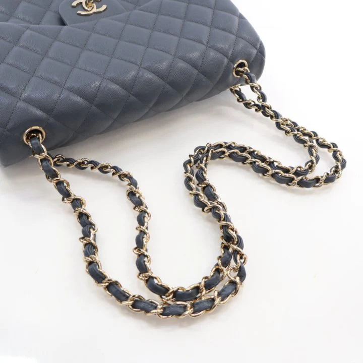 Chanel Jumbo Caviar Classic Double Flap Bag - Image 10