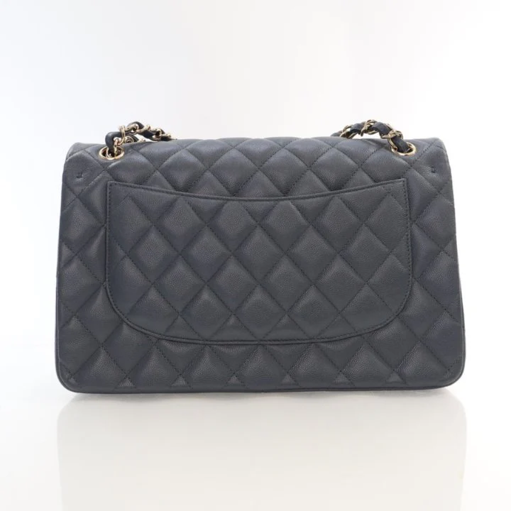 Chanel Jumbo Caviar Classic Double Flap Bag - Image 11