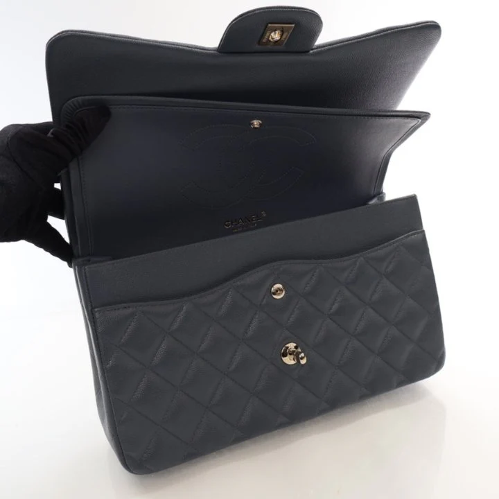 Chanel Jumbo Caviar Classic Double Flap Bag - Image 13