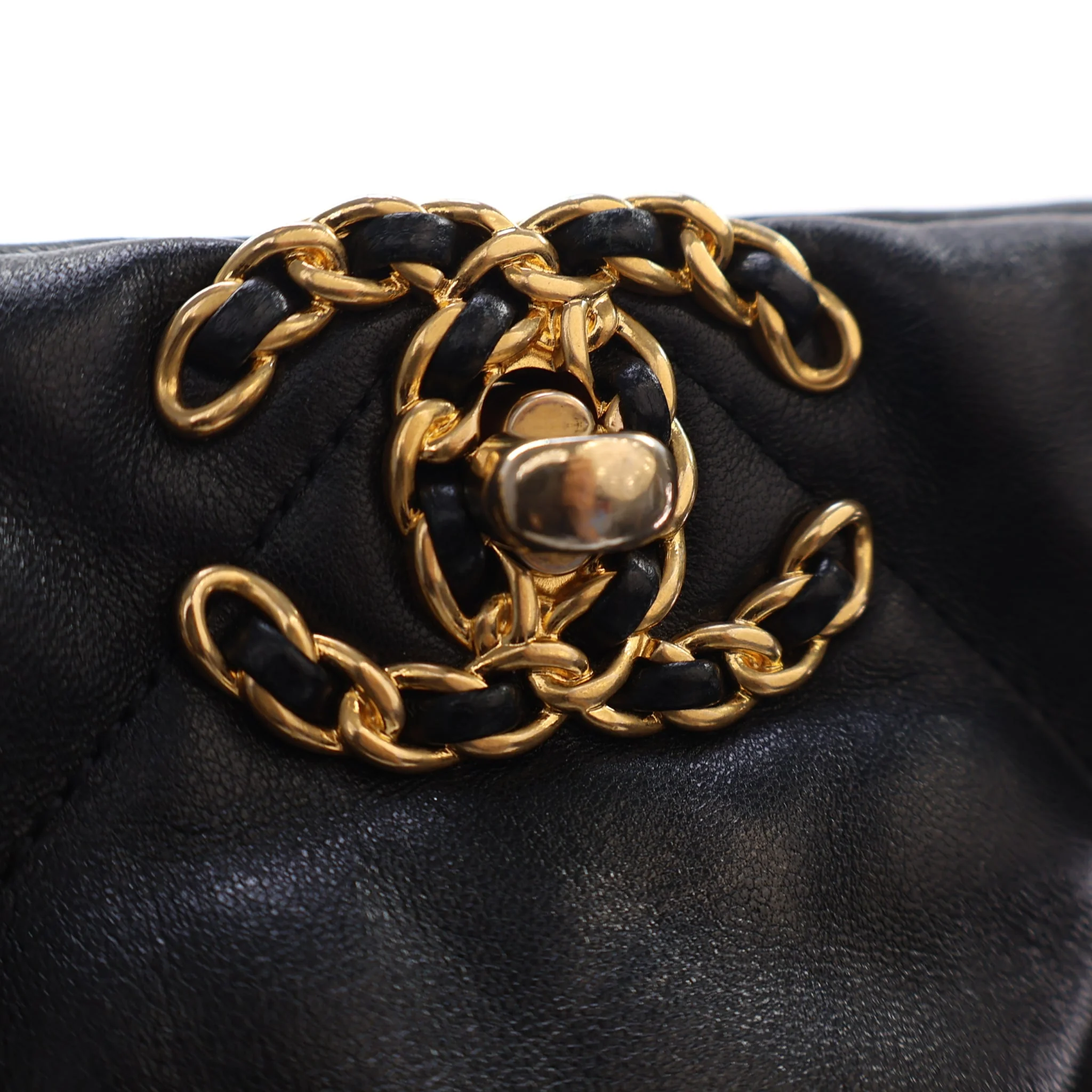 Chanel Lambskin 19 Shopping Tote - Image 4