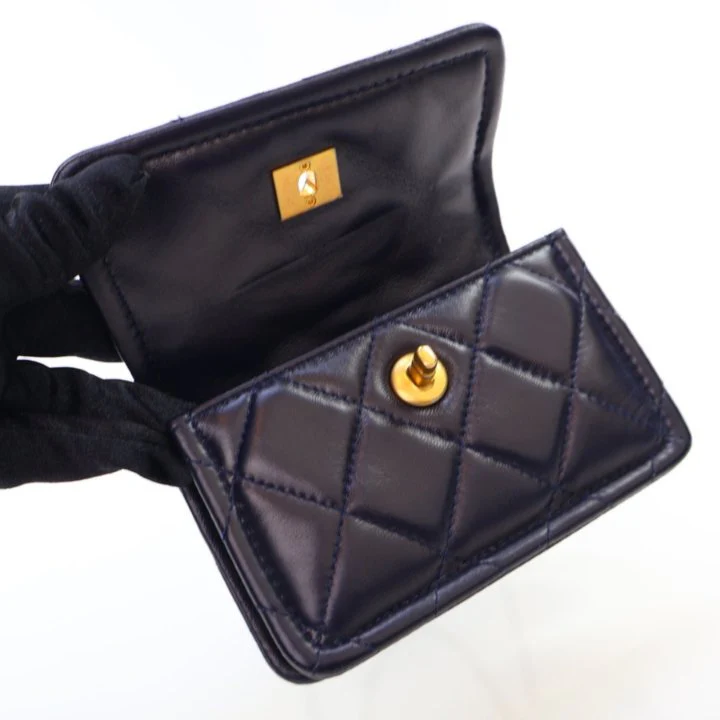 Chanel Lambskin Mini Button On You CC Flap - Image 12