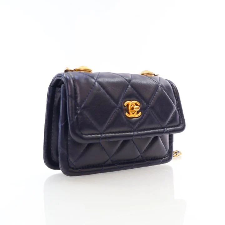 Chanel Lambskin Mini Button On You CC Flap - Image 2