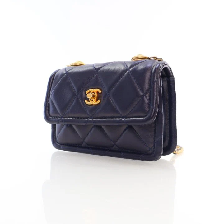 Chanel Lambskin Mini Button On You CC Flap - Image 3