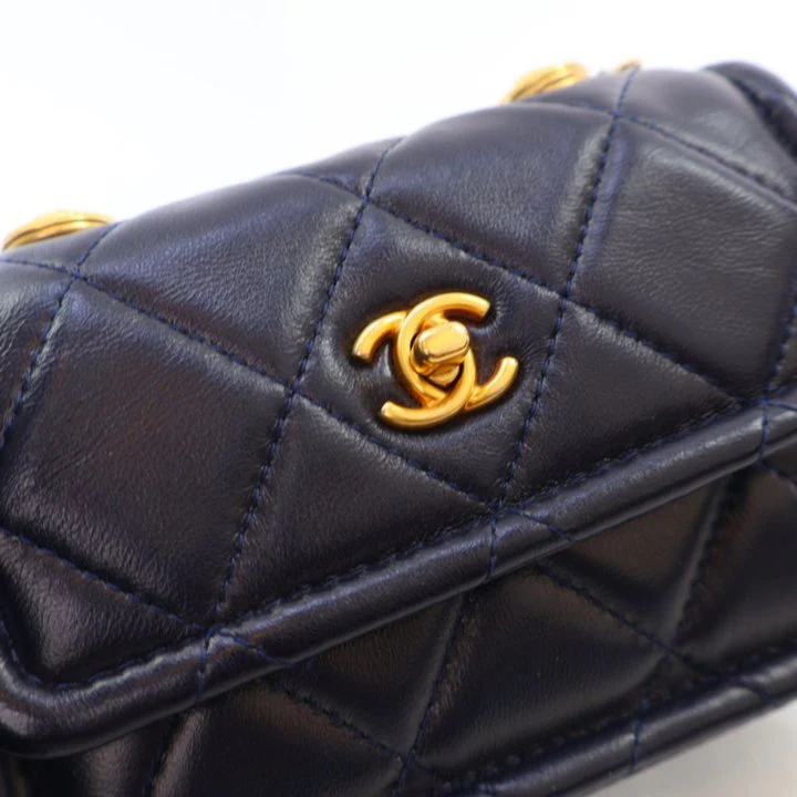 Chanel Lambskin Mini Button On You CC Flap - Image 4