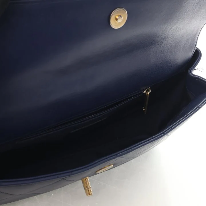 Chanel Large Calfskin A Real Catch Flap Bag - Image 12
