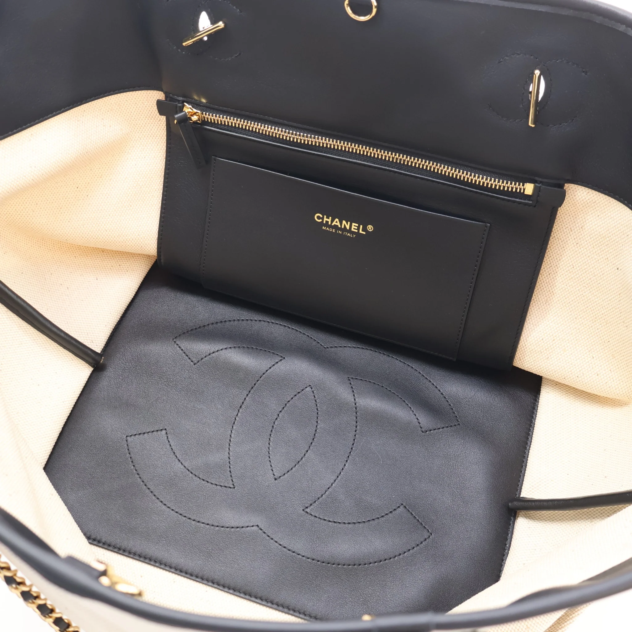 Chanel Large Canvas Tote - Image 13