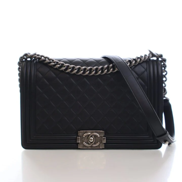 Chanel Large Lambskin Boy Bag
