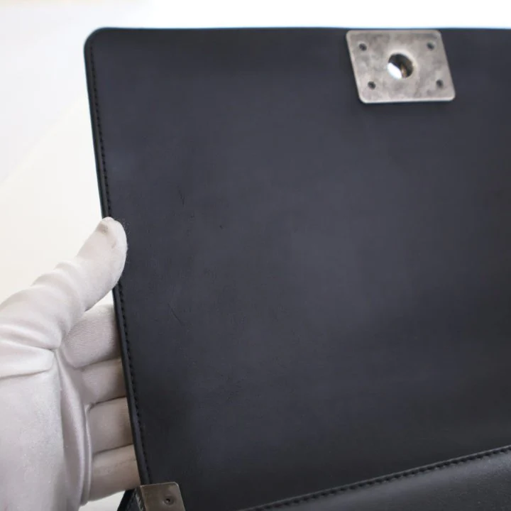 Chanel Large Lambskin Boy Bag - Image 17