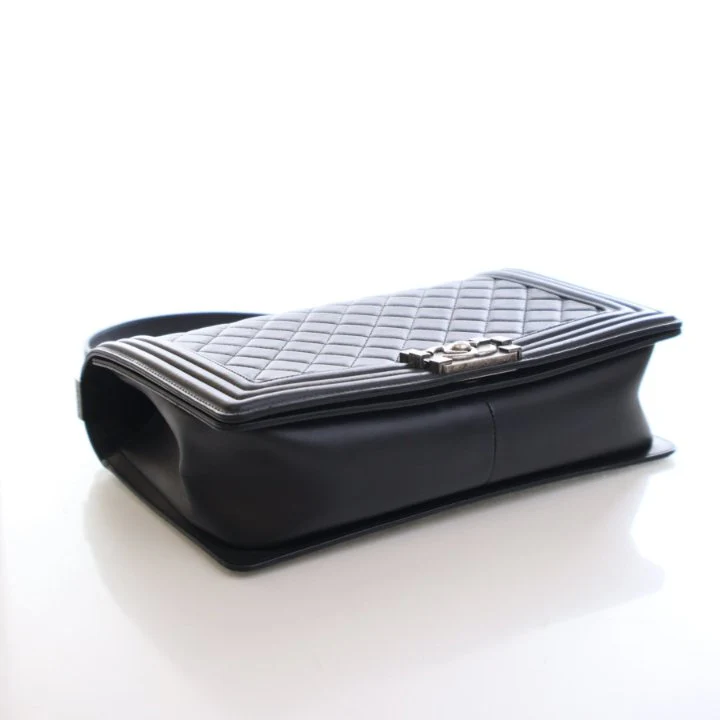 Chanel Large Lambskin Boy Bag - Image 5