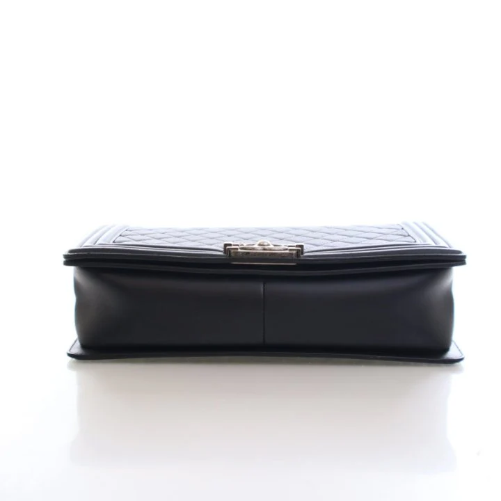 Chanel Large Lambskin Boy Bag - Image 9