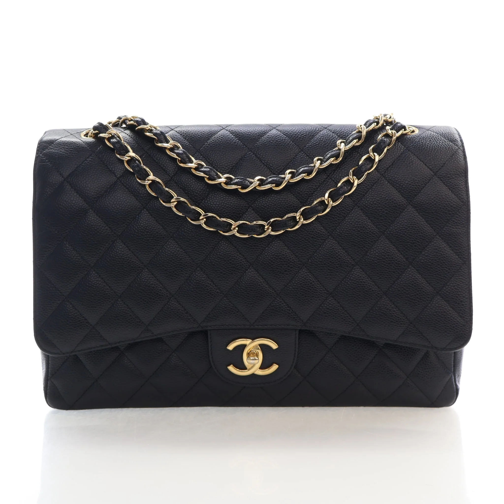 Chanel Maxi Caviar Classic Double Flap Bag