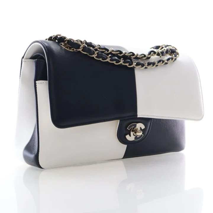 Chanel Medium Calfskin Geometric Patchwork Flap Bag - Image 2