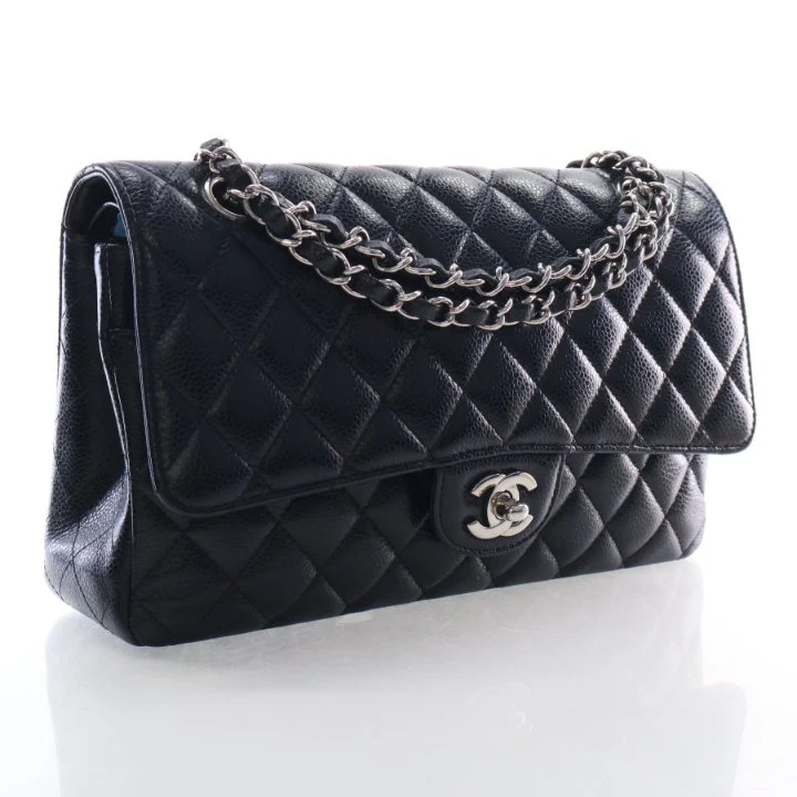 Chanel Medium Caviar Classic Double Flap Bag - Image 2
