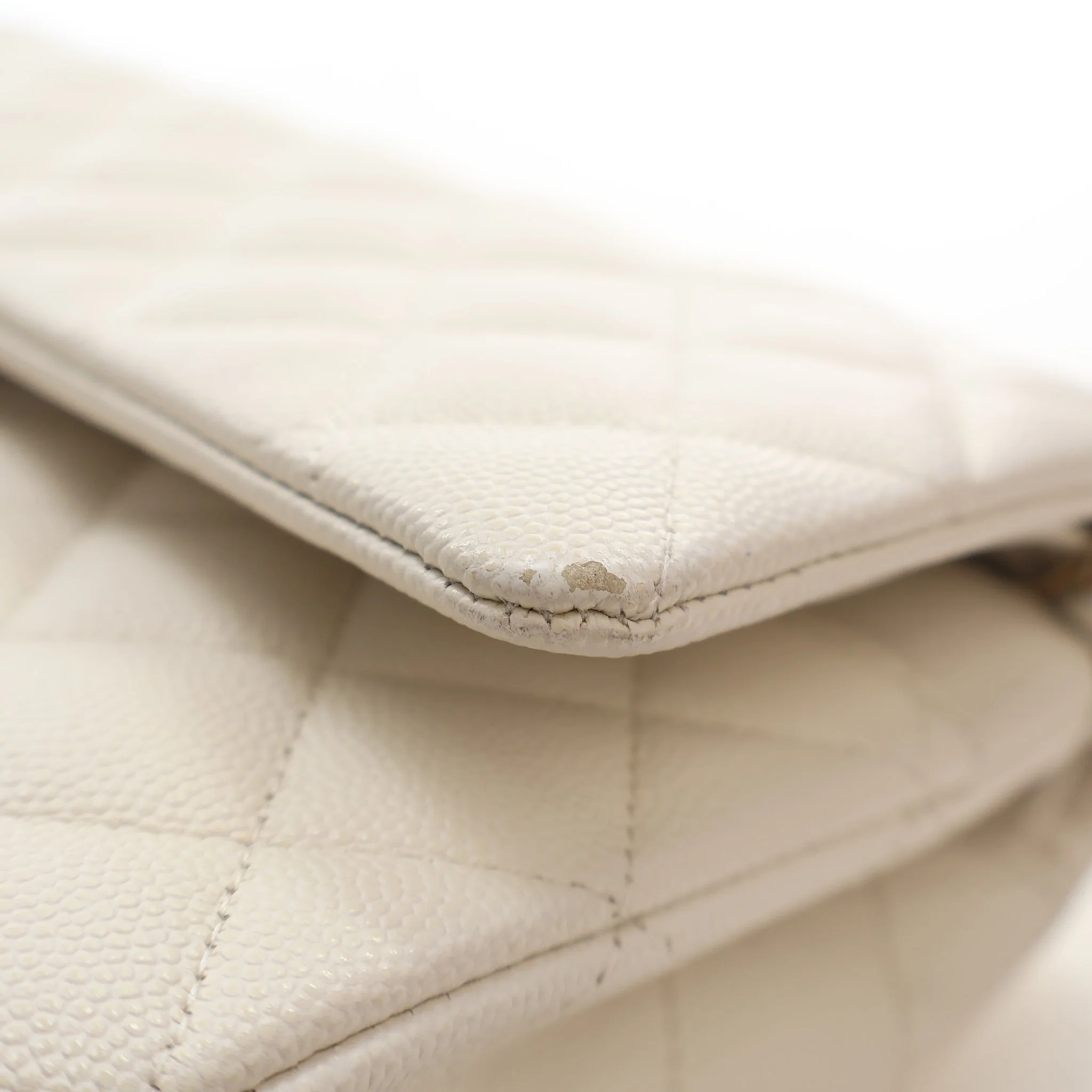Chanel Medium Caviar Double Classic Flap Bag - Image 10