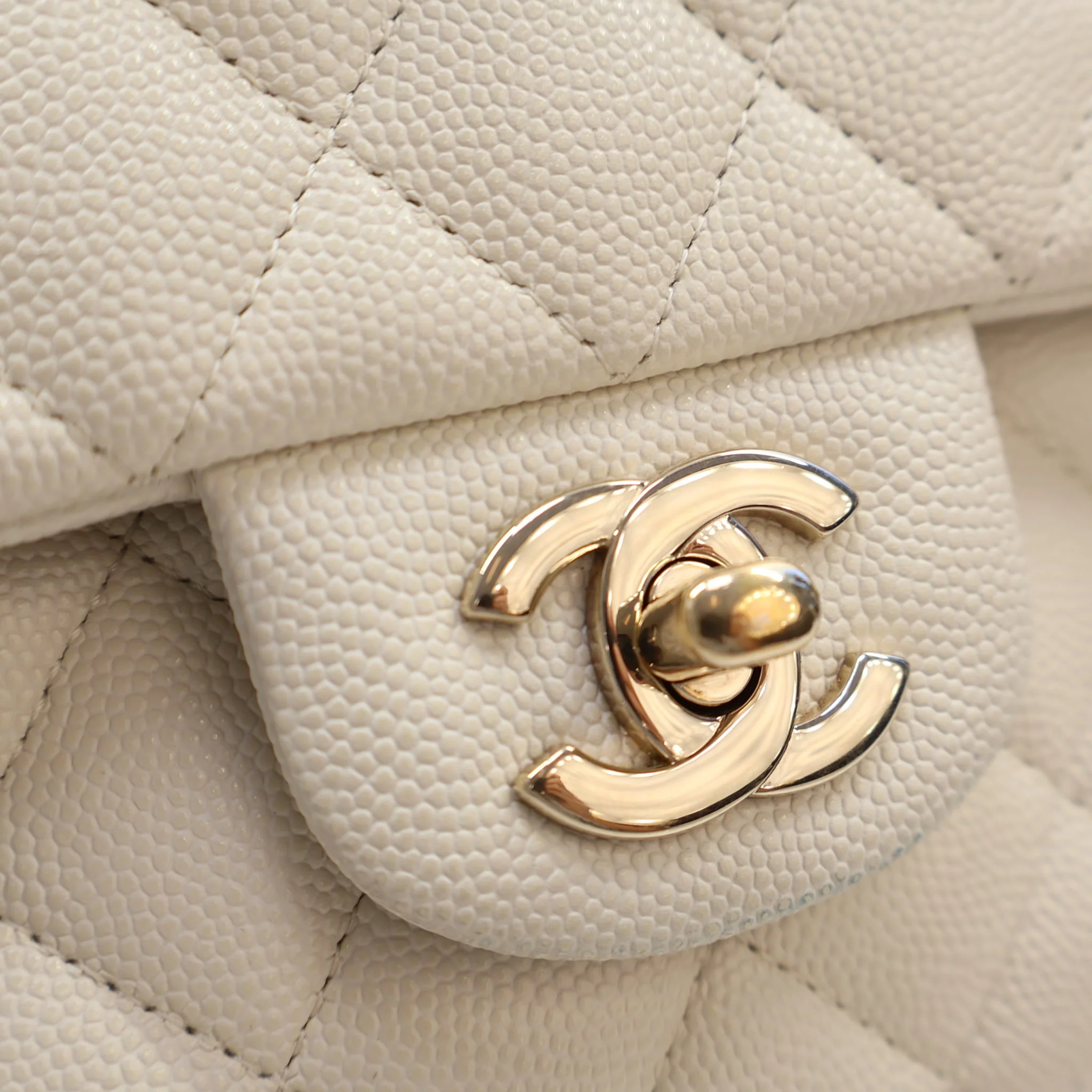 Chanel Medium Caviar Double Classic Flap Bag - Image 4
