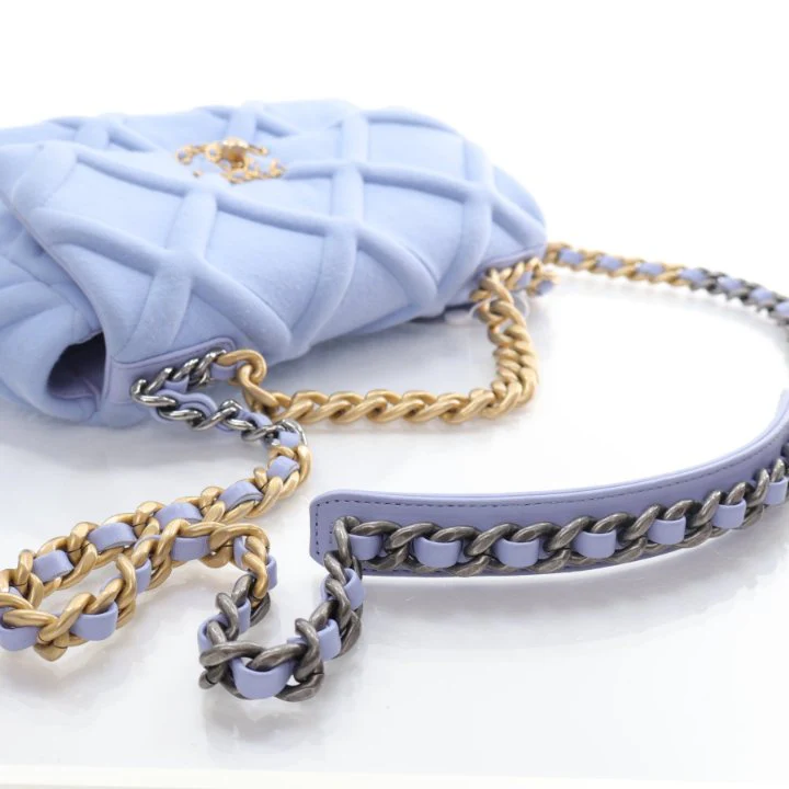 Chanel Medium Jersey 19 Flap Bag - Image 8