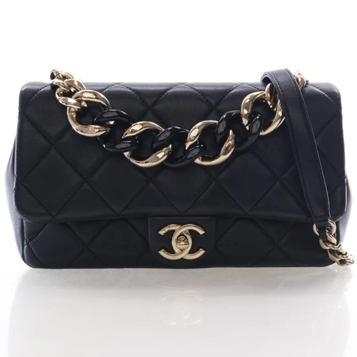 Chanel Medium Lambskin Elegant Chain Flap Bag