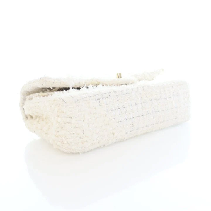Chanel Medium Tweed Double Classic Flap Bag - Image 5